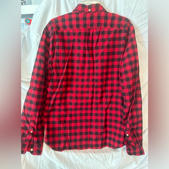 J.Crew slim fit Buffalo plaid light flannel button down shirt - Picture 3 of 4